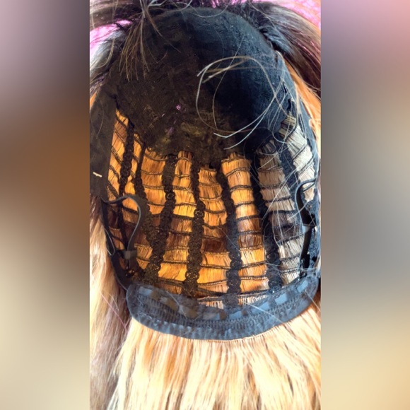 Synthetic long wavy bang wig - Picture 5 of 5